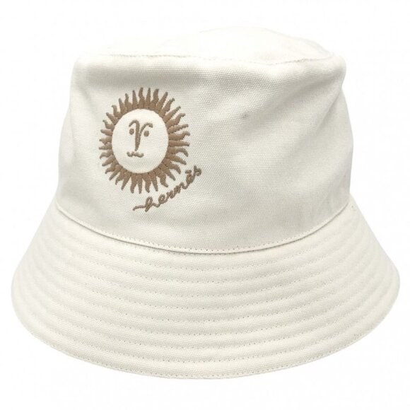 Hermes Hat Bucket Hat Jean Sunshine Fashion Item Hat Cotton main image 5